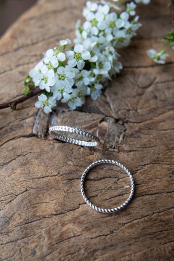 SYSTER P TINY CHAIN RING SILVER
