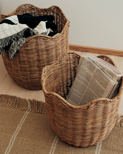 Broste Lola Kurv small rattan