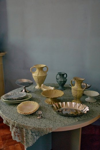 HK living Chrome tray