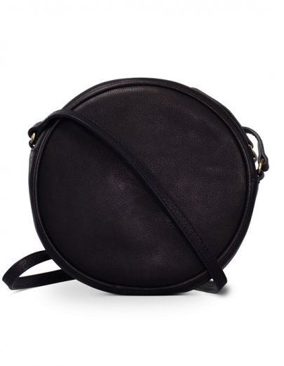 O my bag Luna Bag Black Soft Grain Leather