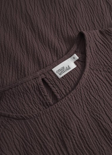 Once untold mercer blouse plum