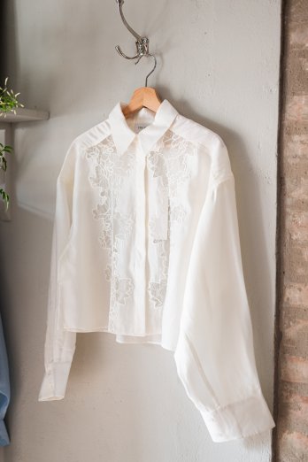 Cph muse molly lace shirt white