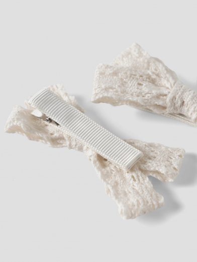 Lil atelier hår-clips vit