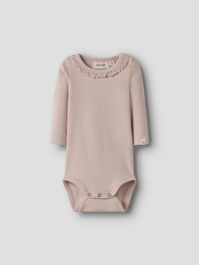 Lil atelier slim body solid pink