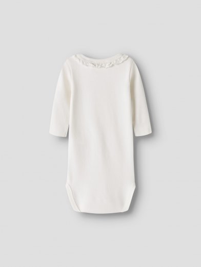 Lil atelier slim body solid white