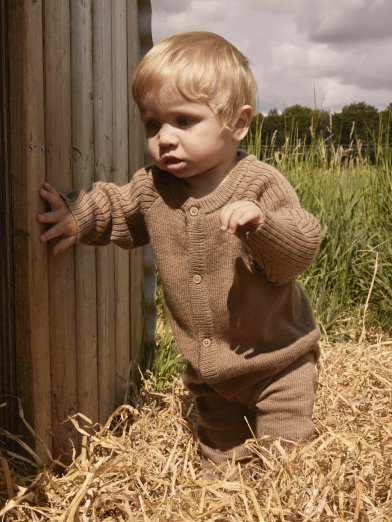 Lil atelier noa wool knit suit