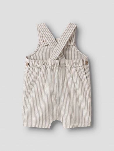 Lil atelier romper beige/vit