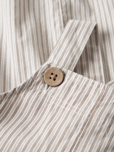 Lil atelier romper beige/vit
