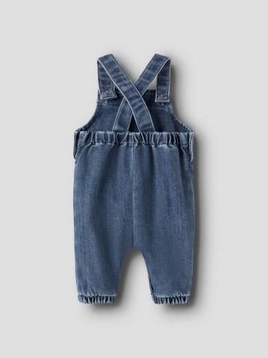 Lil atelier denim hängslebyxor
