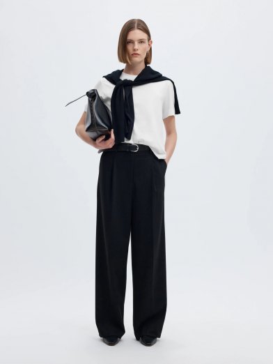 Selected femme boxy tee vit