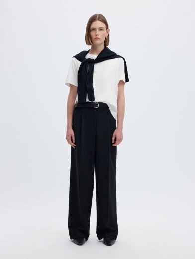 Selected femme boxy tee vit