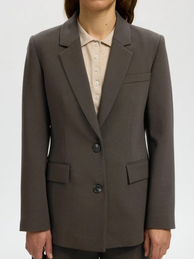 Selected femme frita kavaj brun