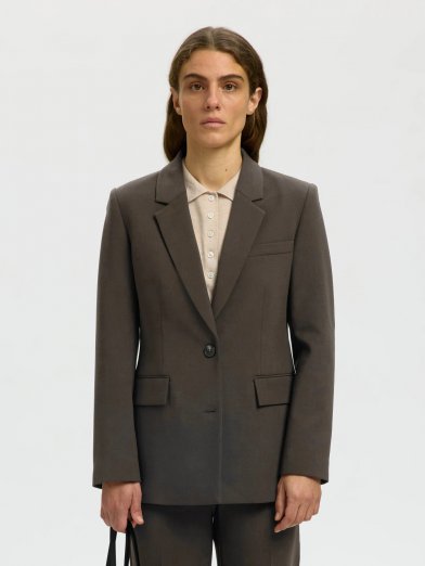 Selected femme frita kavaj brun