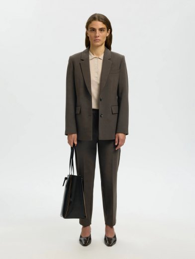 Selected femme frita kavaj brun