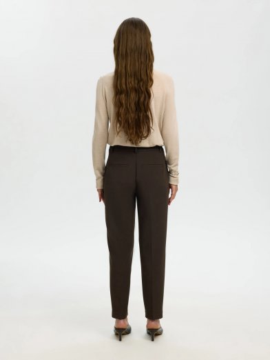 Selected femme frita byxa brun