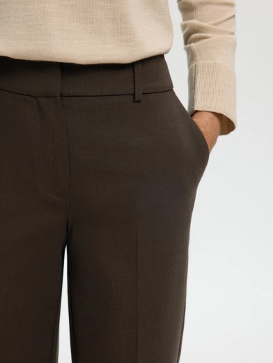 Selected femme frita byxa brun