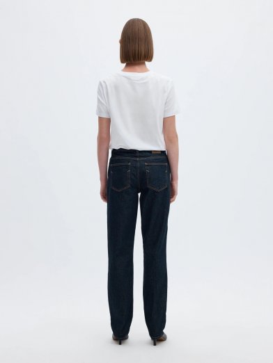 Selected femme bea dark blue jeans