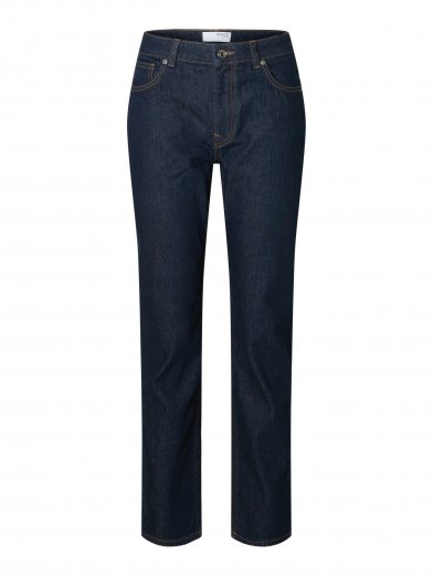 Selected femme bea dark blue jeans