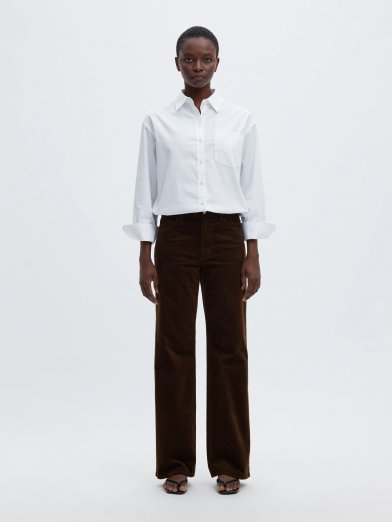Selected femme corduay brun
