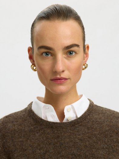Selected femme lulu new tröja brun