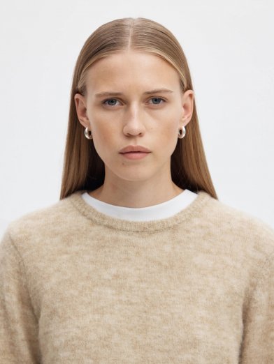 Selected Femme brushed lulu beige