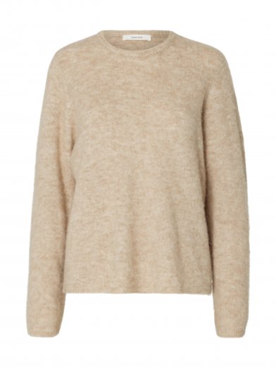 Selected Femme brushed lulu beige