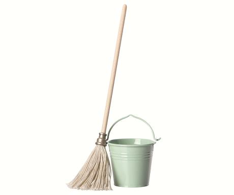 maileg bucket and mop