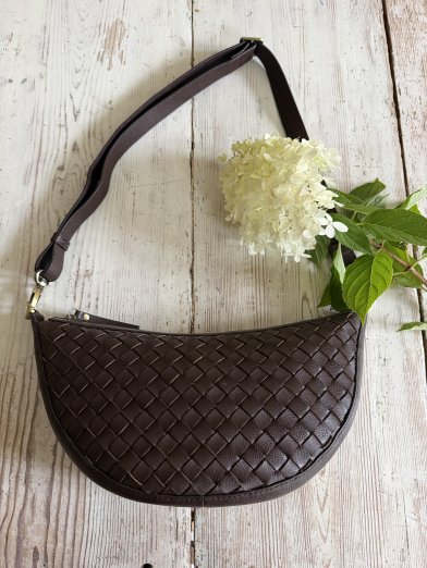 O my bag Leo - chocolate Soft Grain Leather