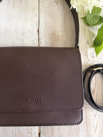 O my bag audrey mini classic leather chocolate