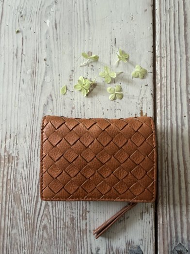 O my bag Jamie Wallet Woven wild oak