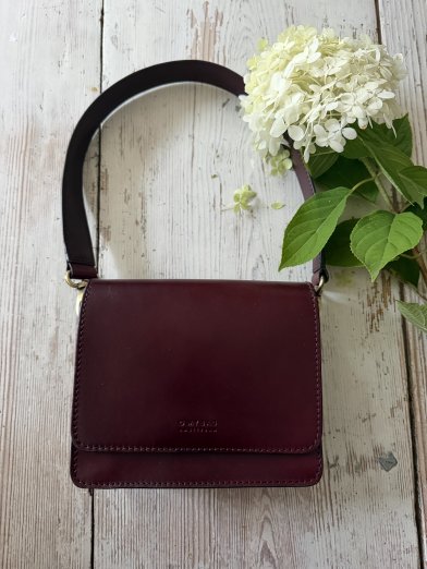 O my bag audrey mini dark cherry classic leather