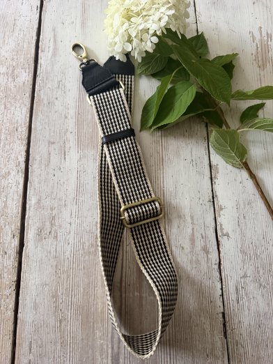 O my bag BumBag Strap - Black check kort
