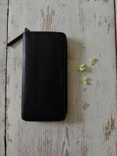 O my bag Sonny Long Wallet Black Stromboli Leather