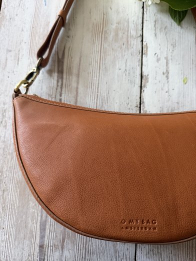 O my bag Leo - Cognac Soft Grain Leather