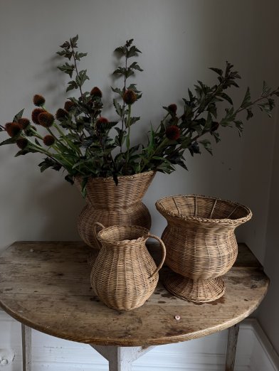 Rattanvas liten