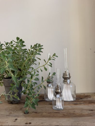 FOTOGENLAMPA I KLART GLAS KUNGSHOLMEN NICKEL