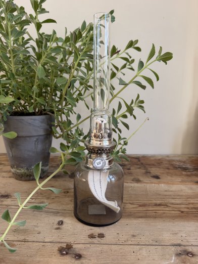 Fotogenlampa i rökfärgat glas SKEPPSHOLMEN