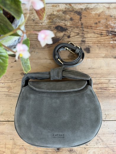 O my bag Coco Croissant - green suede