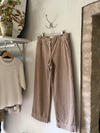Maska Lail - Cropped corduroy sand