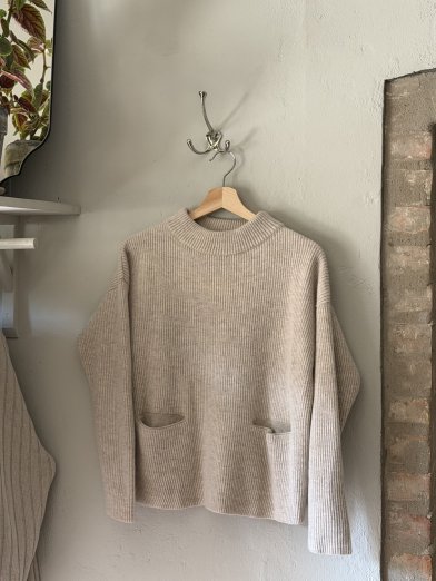 Maska Helga - Lambswool sweater beige