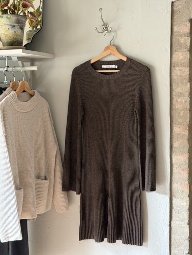 Gestuz AntaliGZ wool short dress chestnut