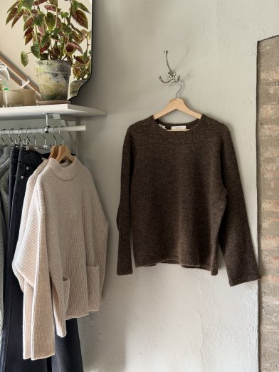 Selected femme lulu new tröja brun