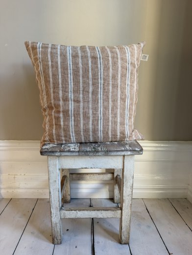 Linen Althea Cushion Cover Brown 50X50