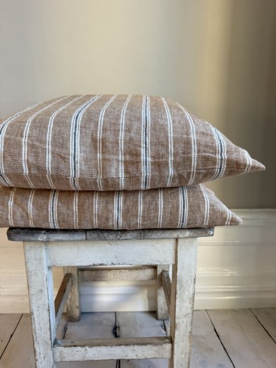 Linen Althea Cushion Cover Brown 50X50