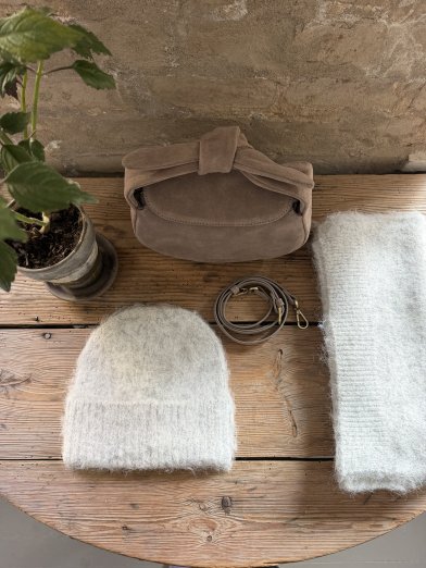 Mbym Sanelina hat brush grey