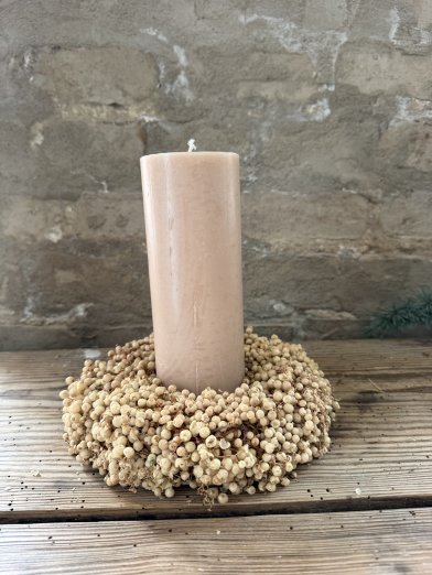 Krans torkad peppar 20 cm