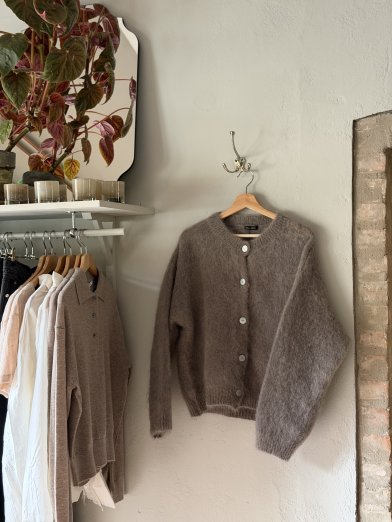 Cardigan taupe