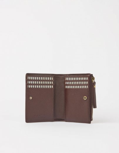 O my bag Jamie Wallet Woven chocolate