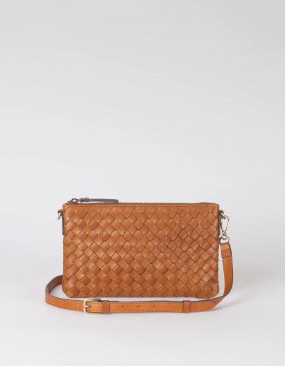 O my bag Lexi - Cognac Woven Classic Leather