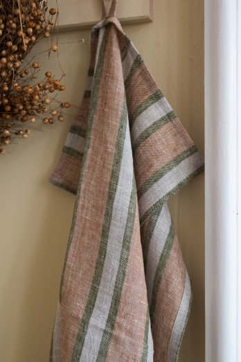 Linen Sylph Kitchen Towel brown